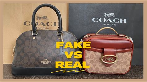 how to spot fake coach bags|genuine coach purse.